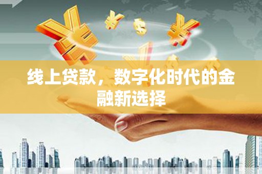 北流线上贷款，数字化时代的金融新选择