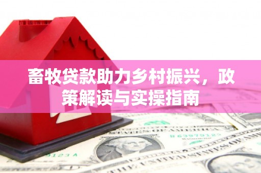 北流畜牧贷款助力乡村振兴，政策解读与实操指南