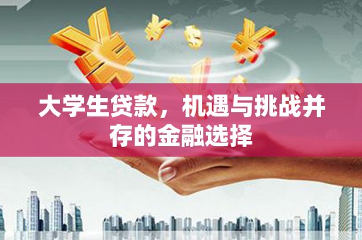 北流大学生贷款，机遇与挑战并存的金融选择